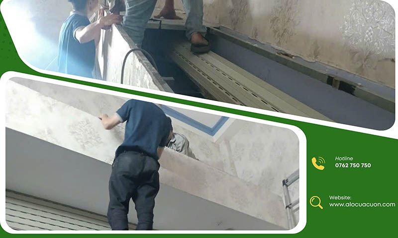Thợ sửa cửa cuốn Quận Bình Thạnh kiểm tra cửa cuốn tận nơi