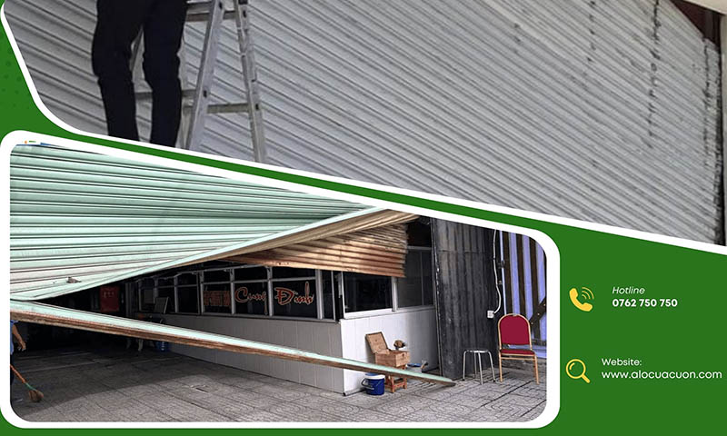 Thợ sửa cửa cuốn Quận 10 kiểm tra và báo lỗi trước khi sửa