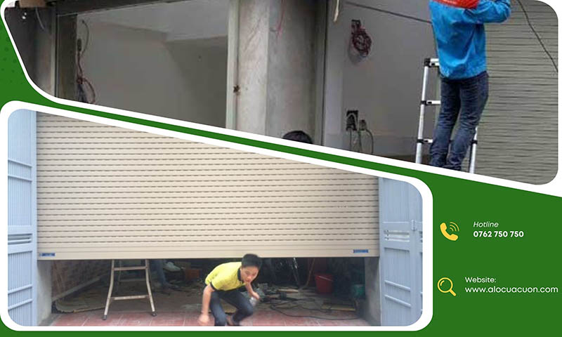 thợ sửa cửa cuốn Quận 12 Alocuacuon kiểm tra cửa tại nhà khách