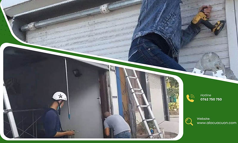 thay hộp điều khiển cửa cuốn tại nhà ở Quận 4