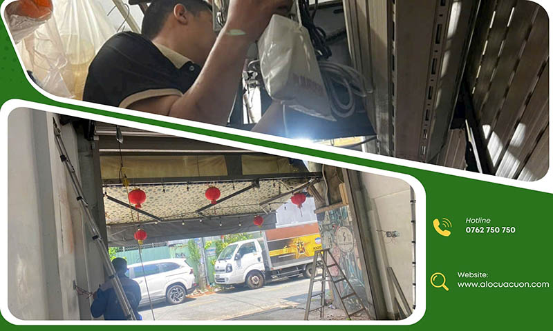 quy trình sửa cửa cuốn tại Quận Gò Vấp của Alocuacuon