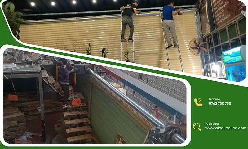 Sửa cửa cuốn Bình Thạnh ban đêm 24h