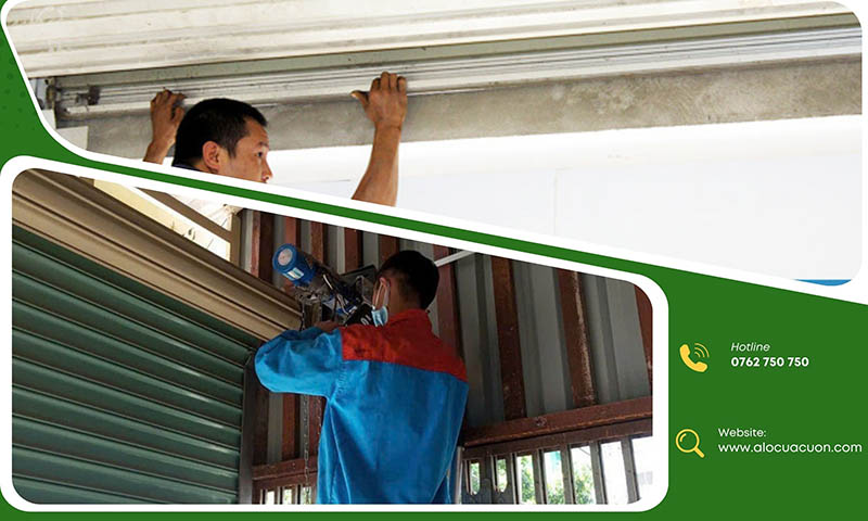 Khách hàng được tư vấn sửa cửa cuốn miễn phí tại Đà Lạt