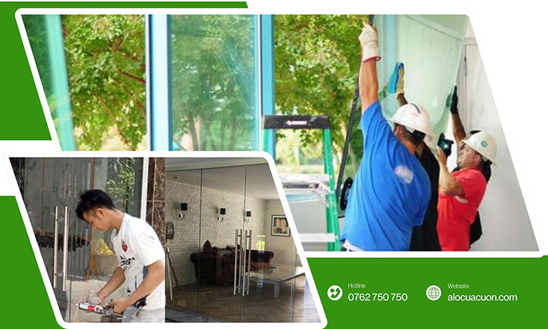 dịch vụ sửa cửa nhôm kính tận nơi