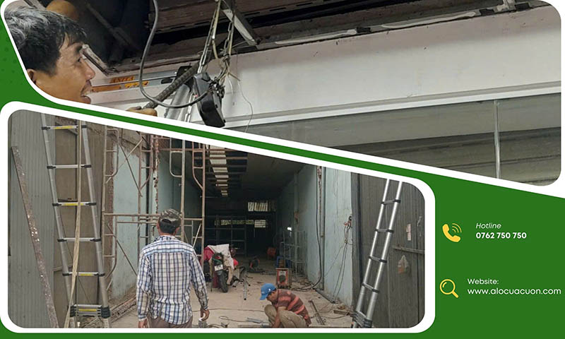 cửa cuốn không lên không xuống tại Bình Chánh cần thợ sửa gấp