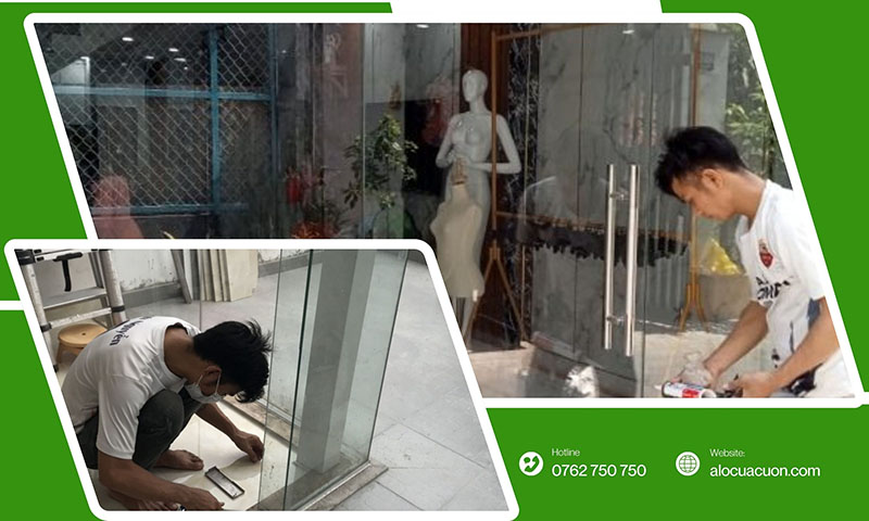Sửa khóa cửa nhôm kính bị lỏng hoặc gãy tại nhà
