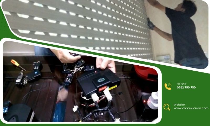 Bộ nhận tín hiệu cửa cuốn bị lỗi khiến remote không hoạt động