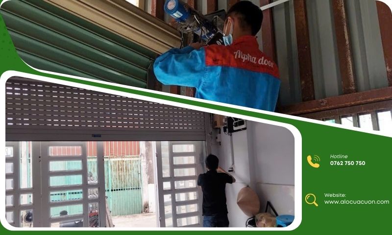 Cửa cuốn có điện nhưng không lên tiềm ẩn nguy hiểm