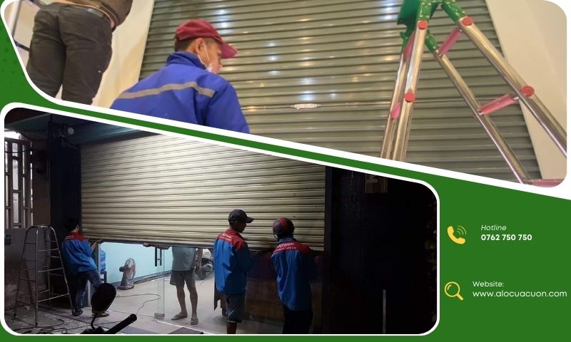 Cửa cuốn bị đứng, không lên hoặc không xuống