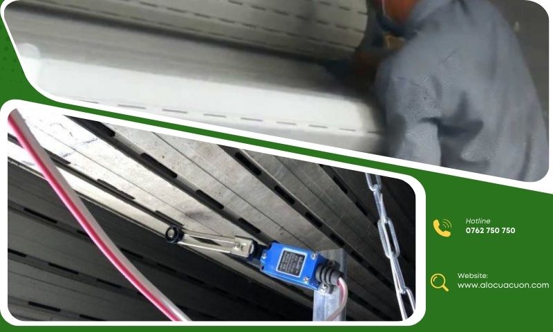 Dấu hiệu cửa cuốn kêu to, rung lắc khi đóng mở