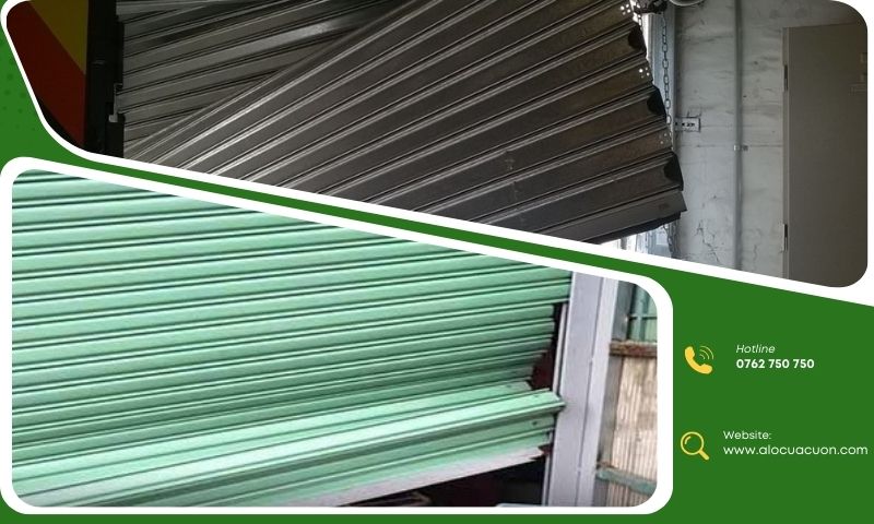 Dấu hiệu cửa cuốn sắp bị sập hoặc tuột cửa