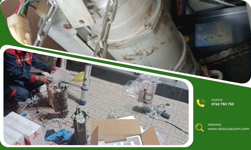 Dấu hiệu cửa cuốn tự động lên xuống không kiểm soát