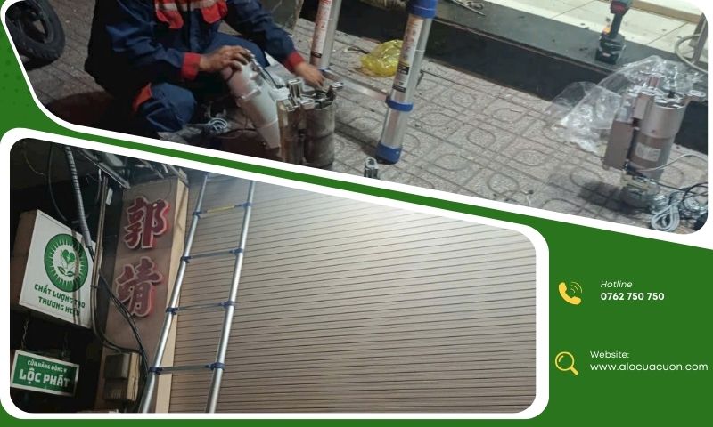 Dịch vụ sửa cửa cuốn tự động an toàn tại Alocuacuon