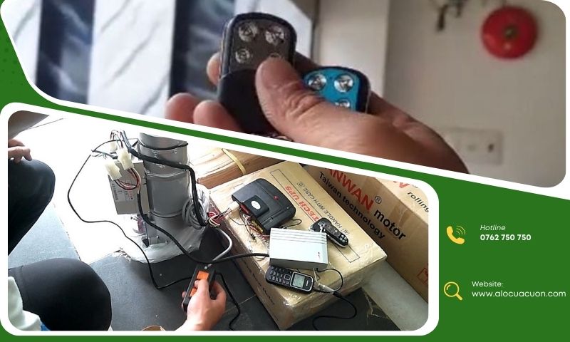 Hộp nhận tín hiệu cửa cuốn bắt sóng yếu khiến remote không ổn định
