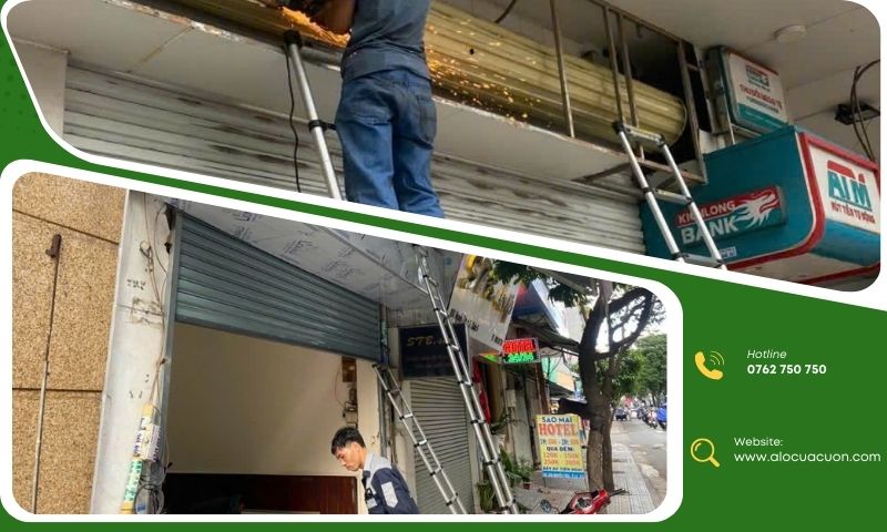 khi nào không nên tự sửa cửa cuốn tại nhà