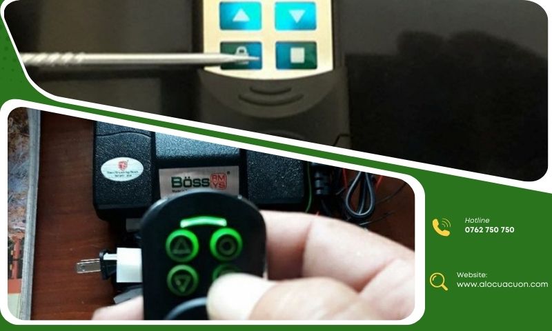 Remote cửa cuốn bị mất mã không điều khiển được