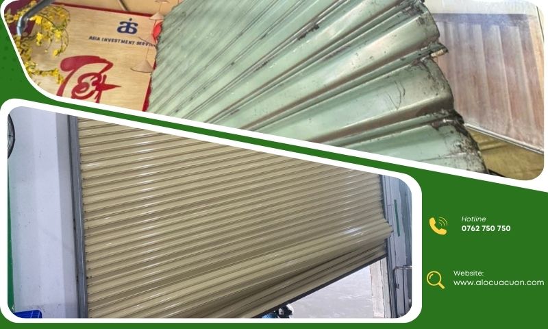 hướng dẫn xử lý cửa cuốn bị lệch ray tại nhà an toàn