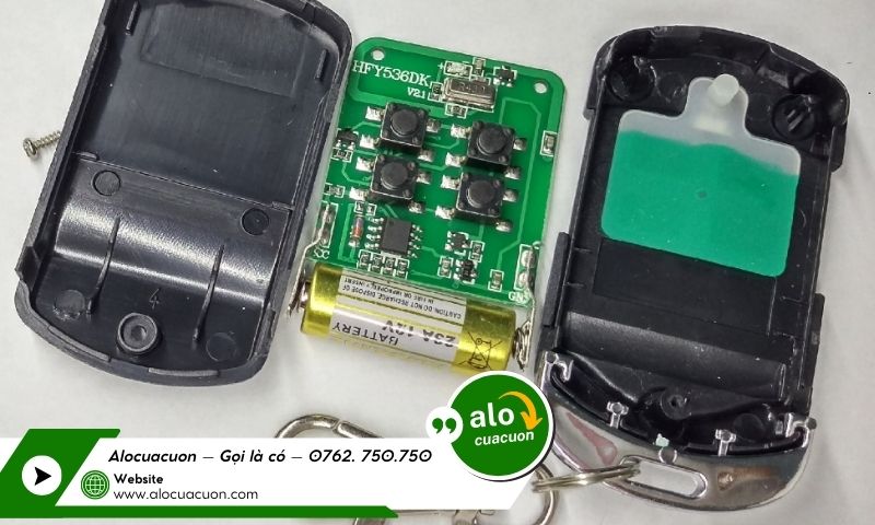 remote cửa cuốn mã cố định đời cũ dễ sao chép