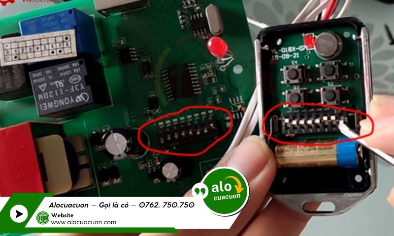 Ưu điểm của remote cửa cuốn mã cố định dễ sao chép chi phí thấp
