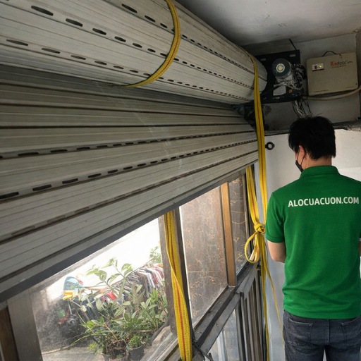 Sửa cửa cuốn 24h tại TPHCM – thợ Alocuacuon có mặt nhanh xử lý cửa cuốn bị kẹt ban đêm