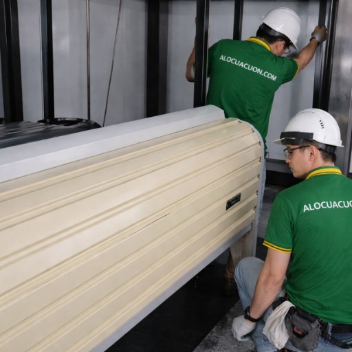 quy trình lắp đặt cửa cuốn tại alocuacuon